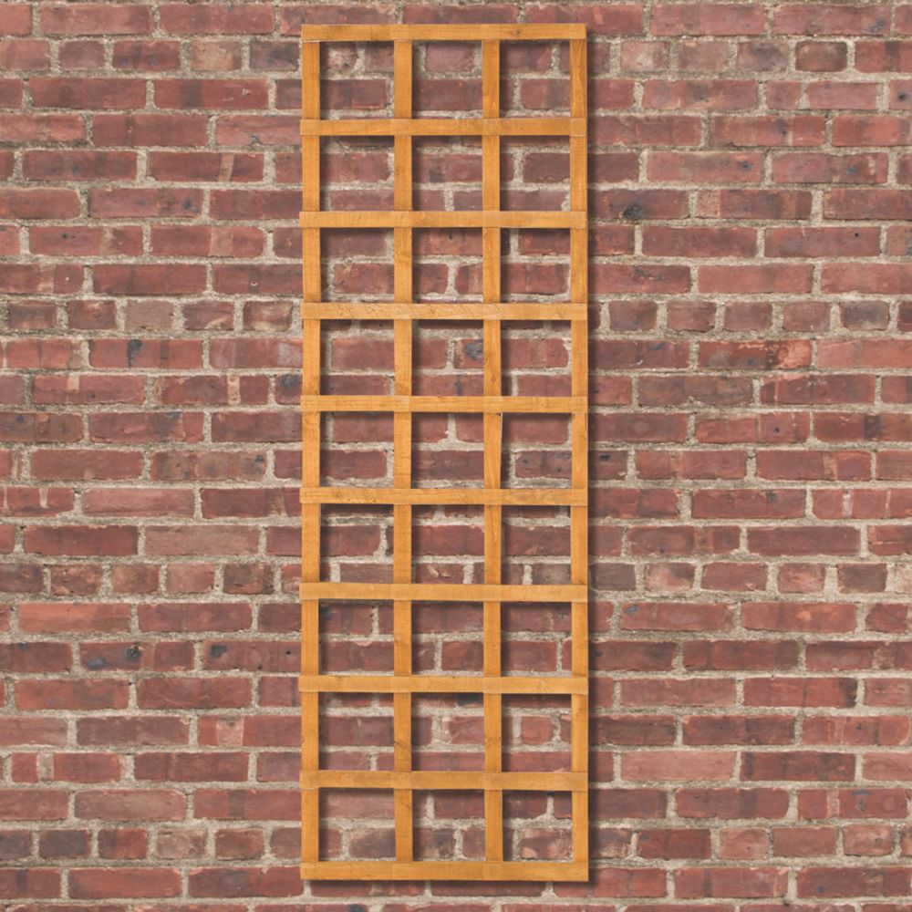 Forest Softwood Rectangular Trellis 2' x 6' 4 Pack - Screwfix