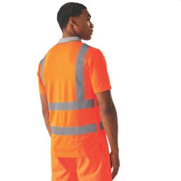 Regatta Pro Contract Hi-Vis Polo Shirt Orange 4X Large 53" Chest