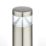 Saxby Pyramid 800mm Outdoor LED Bollard Brushed Stainless Steel 4.3W 300lm