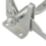 Smith & Locke Gate Latch Silver 115mm