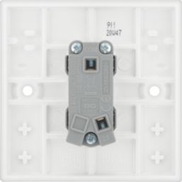British General 900 Series 10AX 1-Gang 1-Way Light Switch  White