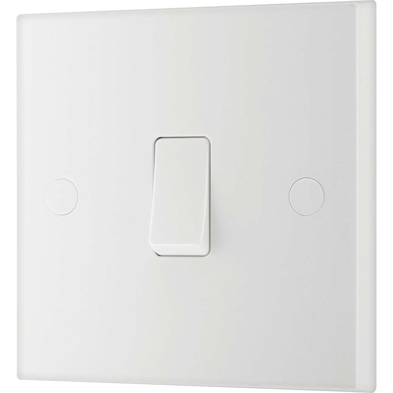 British General 900 Series 10AX 1-Gang 1-Way Light Switch White (28711)
