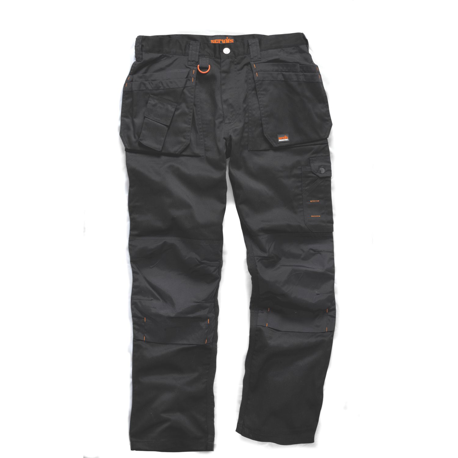 Scruffs Worker Plus Work Trousers Black 28" W 29" L (2871C)
