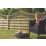 Forest Prague  Lattice Curved Top Fence Panels Natural Timber 6' x 4' Pack of 3