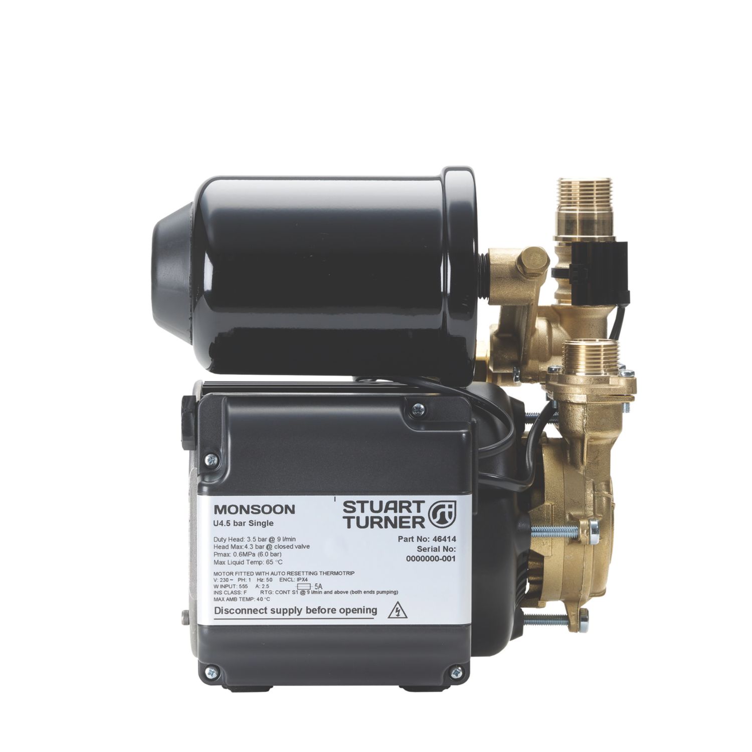 Stuart Turner Monsoon Regenerative Single Pump 4.5bar (287CU)