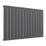Reina Flat Single 600mm x 1032mm 2477BTU Anthracite Horizontal Designer Radiator