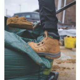 Apache  Size 12  Wheat Waterproof  Safety Boots