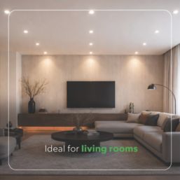 4lite  Adjustable  Fire Rated IP20 GU10 Downlight Chrome
