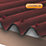 Corrapol-BT AC110RE Corrugated Bitumen Roof Sheet Red 2000mm x 930mm