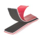 Velcro Brand Alfa-Lok Black Hook-to-Hook Fasteners 75mm x 25mm 4 Pack