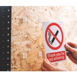 Velcro Brand  White Stick-On Squares 24 Pack