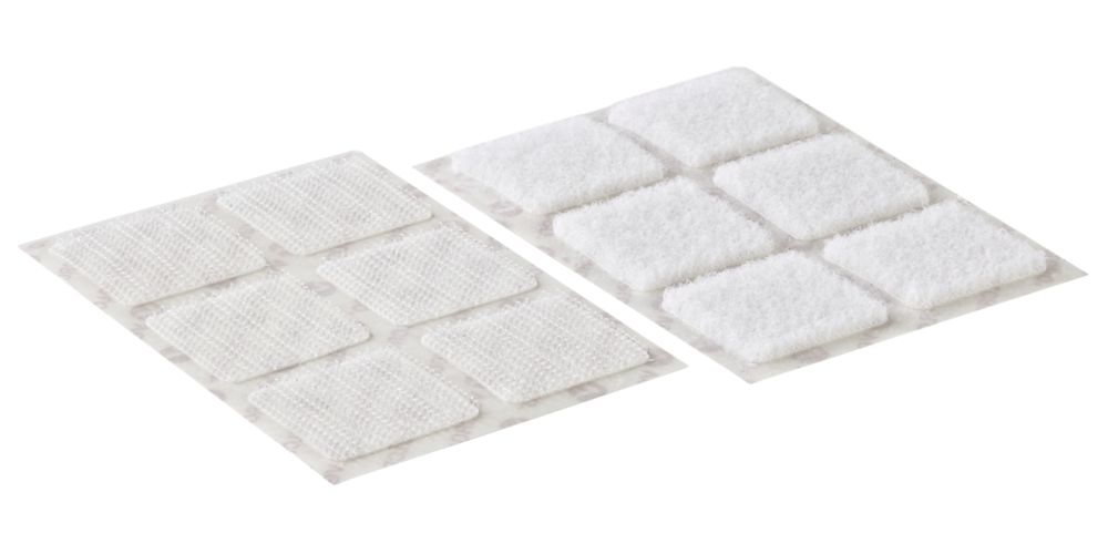 Velcro Brand  White Stick-On Squares 24 Pack