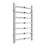 Reina 800mm x 500mm 779BTU Chrome Flat Designer Towel Radiator