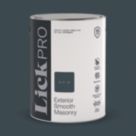 LickPro 5Ltr Smooth Blue 20 Masonry Paint