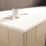 Metis White Breakfast Bar 2440mm x 900mm x 15mm