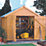 Rowlinson Premier 8' x 9' 6" (Nominal) Apex Shiplap Timber Shed