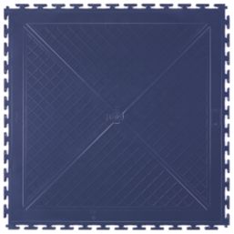 Ecotile E500/7 Interlocking Floor Tiles Blue 7mm 4 Pack