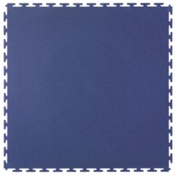 Ecotile E500/7 Interlocking Floor Tiles Blue 7mm 4 Pack