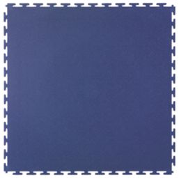 Ecotile E500/7 Interlocking Floor Tiles Blue 7mm 4 Pack