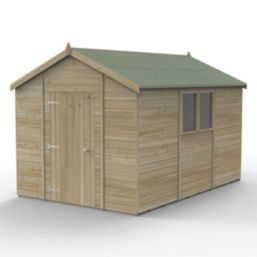 Forest Timberdale 8' 6" x 12' (Nominal) Apex Tongue & Groove Timber Shed with Assembly