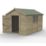 Forest Timberdale 8' 6" x 12' (Nominal) Apex Tongue & Groove Timber Shed with Assembly