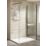 Triton Neo  Frameless Showerwall  Black 900mm x 2000mm