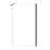 Triton Neo  Frameless Showerwall  Black 900mm x 2000mm