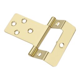 Smith & Locke Polished Brass  Door Hinge 50mm x 64.6mm 2 Pack