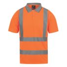 Regatta Pro Contract Hi-Vis Polo Shirt Orange Small 37.5" Chest
