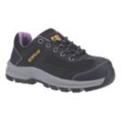 CAT Elmore Size 3 Womens Black/Lilac   Steel Toe Cap Safety Trainers