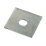 Sabrefix M12 Square Plate Washers Galvanised DX275 50mm x 50mm 50 Pack