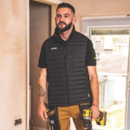 DEWALT Red Cloud Body Warmer Black 2X Large 48-50" Chest