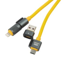 SLX USB-C to USB-A / USB-C 4-in-1 Universal Cable Lightning 1m