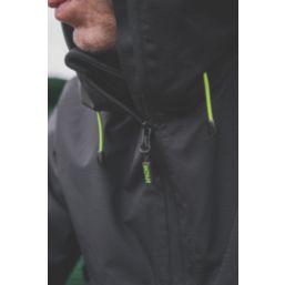 Apache White Rock Waterproof Jacket Black X Large Size 25.19" Chest