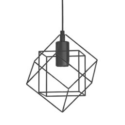 Eglo Straiton Pendant Light Black