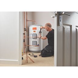 Heatrae Sadia Megaflo Eco 125dd Direct Unvented  Hot Water Cylinder 125Ltr 2 x 3kW