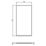 Ideal Standard i.life E2937EO Frameless Dual Access Wet Room Panel Clear Glass/Silver 1000mm x 2000mm