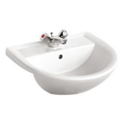 Armitage Shanks Sandringham 21 Semi-Countertop Washbasin 1 Tap Hole 500mm