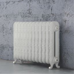 Arroll 597mm x 814mm 3108BTU White Cast Iron 2 Column Radiator