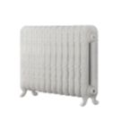 Arroll 597mm x 814mm 3108BTU White Cast Iron 2 Column Radiator