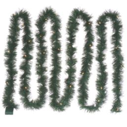 5.5m Indoor LED Pre Lit Artificial Christmas Garland