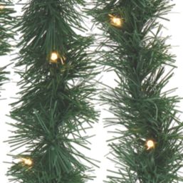 5.5m Indoor LED Pre Lit Artificial Christmas Garland