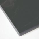 Wilsonart Zenith Don Tello Matt Black Marble Effect Compact Laminate Breakfast Bar 3000mm x 950mm x 12mm