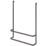 Elland Hanging Towel Rail Black 600mm x 122mm x 810mm