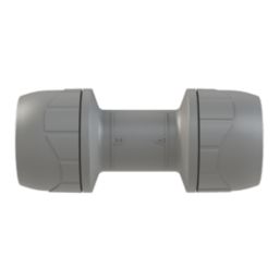 PolyPlumb Enhanced  Plastic Push-Fit Equal Straight Coupler 10mm