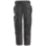 Snickers 6224 Canvas Stretch Trousers Black 31" W 32" L