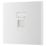 British General 900 Series 1-Gang RJ45 Ethernet Socket White