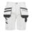 Site Kirksey Shorts White/Grey 34" W
