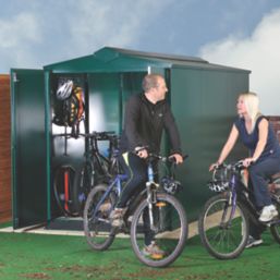Asgard Centurion Plus 5' x 11' (Nominal) Apex Metal Shed Green
