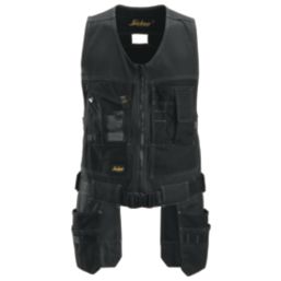 Snickers 4254 Toolvest Black Medium 39" Chest